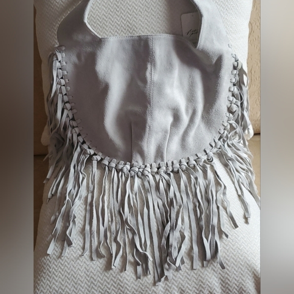 Free People Riley Fringe Bag/Neutral Plaster - Picture 12 of 16